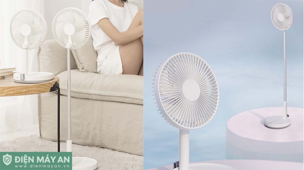 Quạt tích điện gấp gọn 3Life/Guzi 008